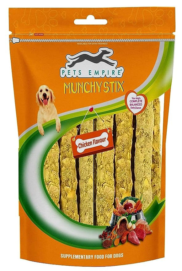 Pets Empire Dog Munchy Sticks Chicken Flavor 500 gms