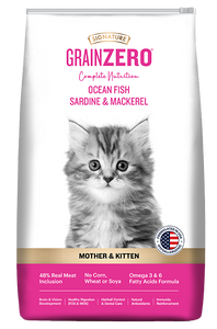 Grain Zero Mother & kitten food Ocean fish Sardine & mackerel