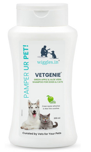 Vetgenie Shampoo for Dogs & Cats (All Breeds), 200ml