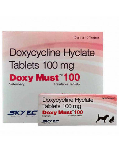 Sky-Ec Doxy Must Doxycycline Hyclate Tablets 100 mg, 10 Tabs