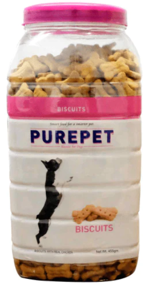 Purepet store dog biscuits