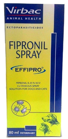 Virbac Effipro Anti Tick & Flea Fipronil Spray - 80 ml