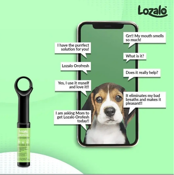 Lozalo Orofresh Dog Mouth Freshner Spray