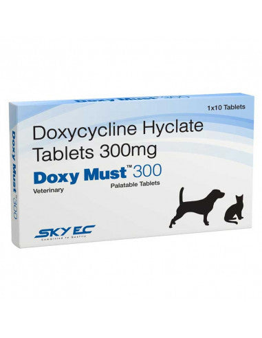 Sky-Ec Doxy Must Doxycycline Hyclate Tablets 300 mg, 10 Tabs