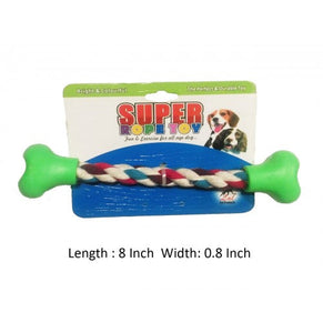 Super Chewers Bone Cotton Rope Toy Medium