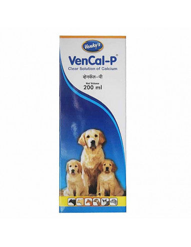 Venkys Vencal P Calcium Supplement For Dogs 200ml