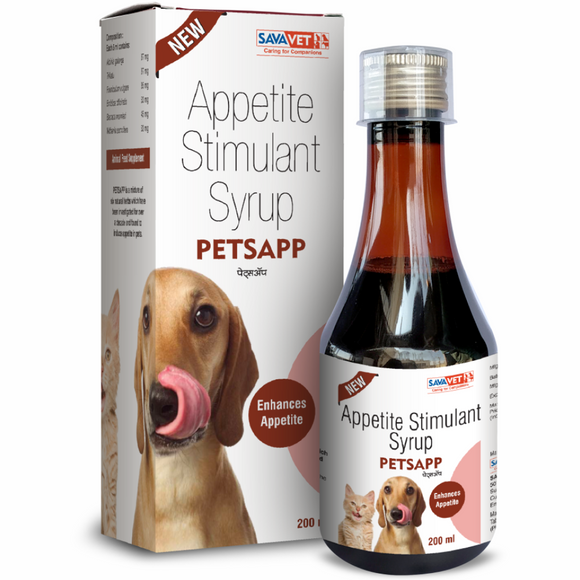 Savavet PetsApp Appetite Stimulant Syrup For Dogs & Cats