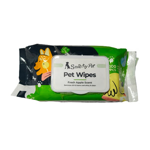 SmartyPet Pet Wipes 100 Pcs