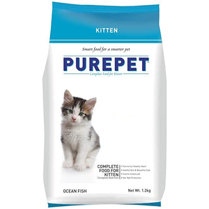 Purepet Kitten Ocean Fish Dry Food 3 Kg