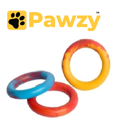 Pawzy Rubber Ring Dog Toy