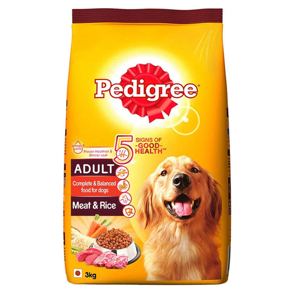 Pedigree Meat & Rice Adult Dog Food