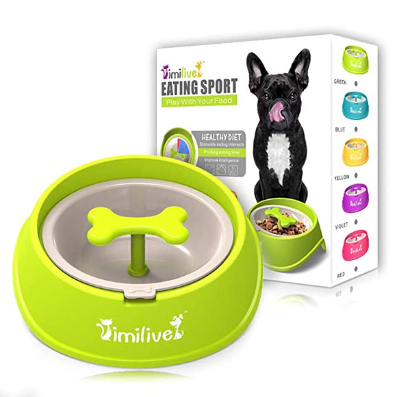 Dog Feeder Slow Eating Pet Bowl Eco-friendly Durable Non-Toxic