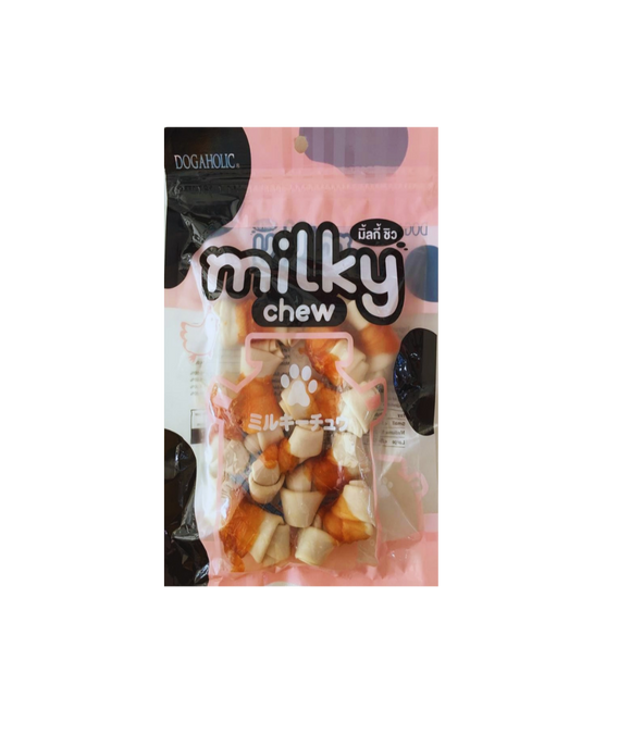 Dogaholic Milky knotted bone with chicken pack 10 pcs