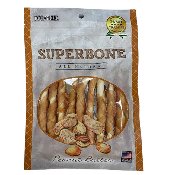 Dogaholic Superbone Peanut Butter Chicken Stick - Dog Treats