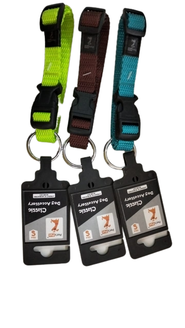 Pet Walk Classic Collar-Small Assorted Colors