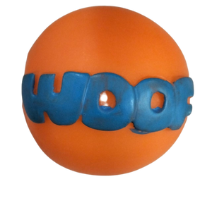 Woof Toy Small Rubber Squeaky Activity Ball