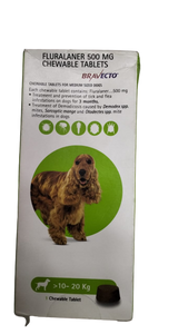 Bravecto 10-20  kg chewable tablet