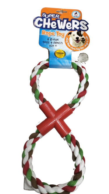 Super Chewers Cotton Pull toy medium