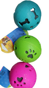 CP Vinyl Squeaker Ball Chew Toy for Dogs & Cats