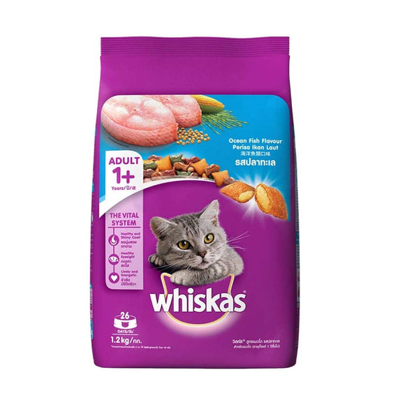 Whiskas Ocean fish Adult Cat food (+1 Year)