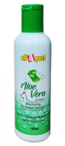 ALL4PETS ALOE VERA MOISTURIZING DOG SHAMPOO 100 ml