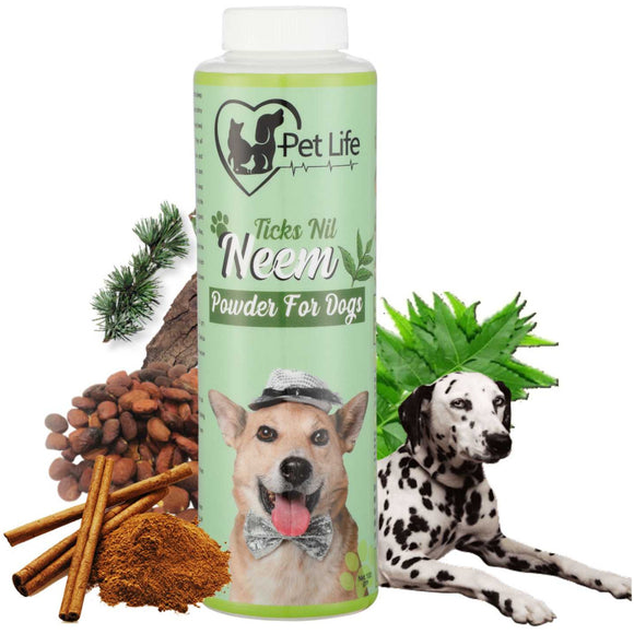 Pet life Ticks Nil Neem powder for Dogs