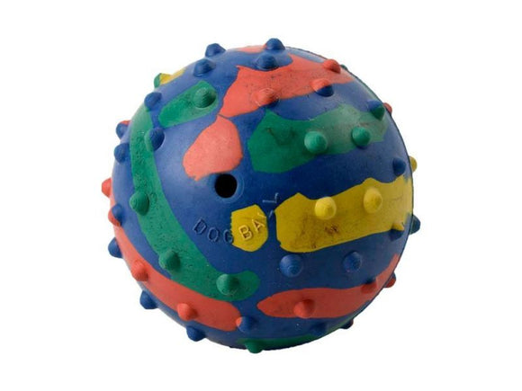 Hard rubber best sale dog ball