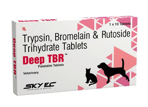 Sky-Ec Deep TBR Trypsin Bromelain and Rutoside 10 Tabs