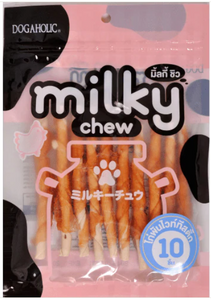 Dogaholic Milky Chew chicken sticks dog treat