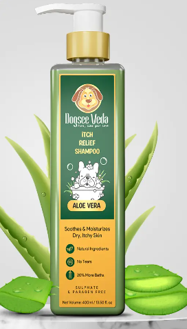 Dogsee Veda Aloe Vera: Itch Relief Dog Shampoo