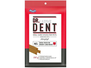 Drools Dr. Dent Oral Care Sticks for Medium/Large breed Pets 150GM