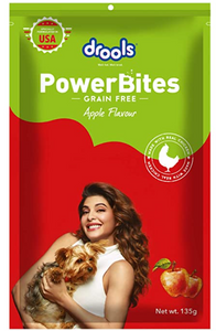 Drools Power Bites Real Chicken Apple flavour , Dog Treats, 135g