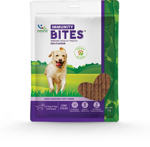 Natural Remedies Immunity Bites Health Treats - Egg Flavour