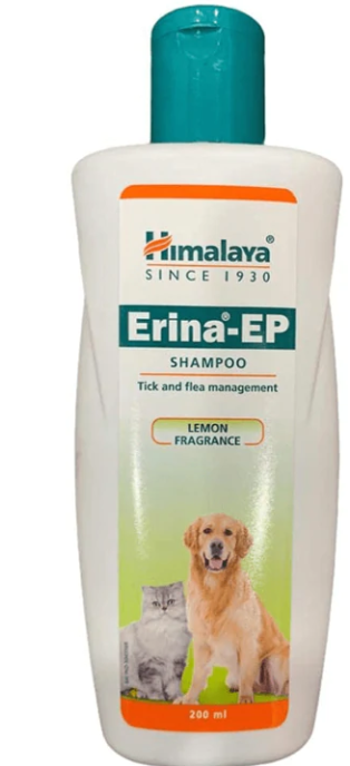 Himalaya Erina EP Tick & Flea Dog Shampoo - Lemon Fragrance