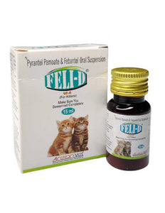 Areion Vet Feli-D Cat Deworming Syrup 15 ml