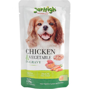 JerHigh Chicken and Vegetable in Gravy pack of 12