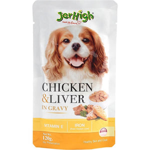 JerHigh Chicken and Liver in Gravy pack of 12