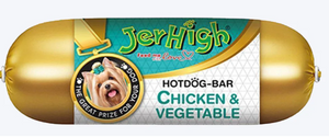 Jerhigh Chicken & Vegetable Flavored Hotdog Bar 150 gm