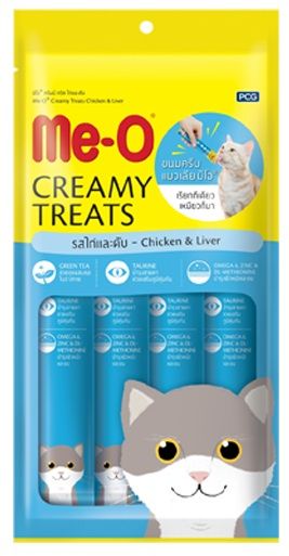 Meo Creamy Treats Chicken & Liver Flavor