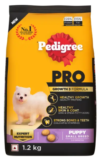 Pedigree Pro Dog Food for Small Breed Puppy