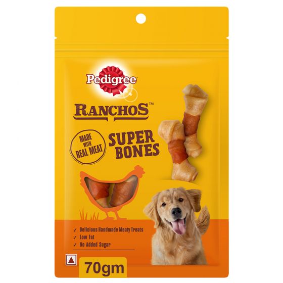 Pedigree Ranchos Super Bones Chicken & Milky Flavour