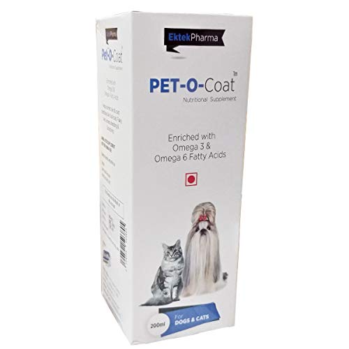 PET-O-COAT Supplement Syrup for Dogs & Cats- 200 ML