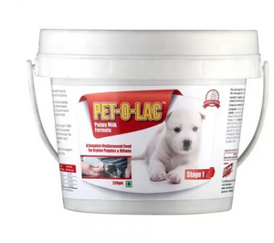 Pet-O-Lac (Stage 1) Puppy Milk Formula 250Gm