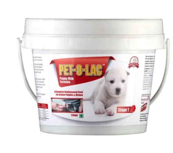 Pet-O-Lac (Stage 1) Puppy Milk Formula 250Gm