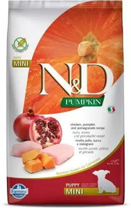 Farmina Natural & Delicious Chicken, Pumpkin & Pomegranate Made Without Grain Puppy Mini Dry Food 800 gms