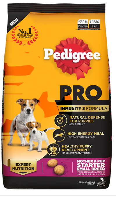 Pedigree PRO Expert Mother & Puppy Starter (3 to 12 Weeks) Small Breed Dog Dry Food