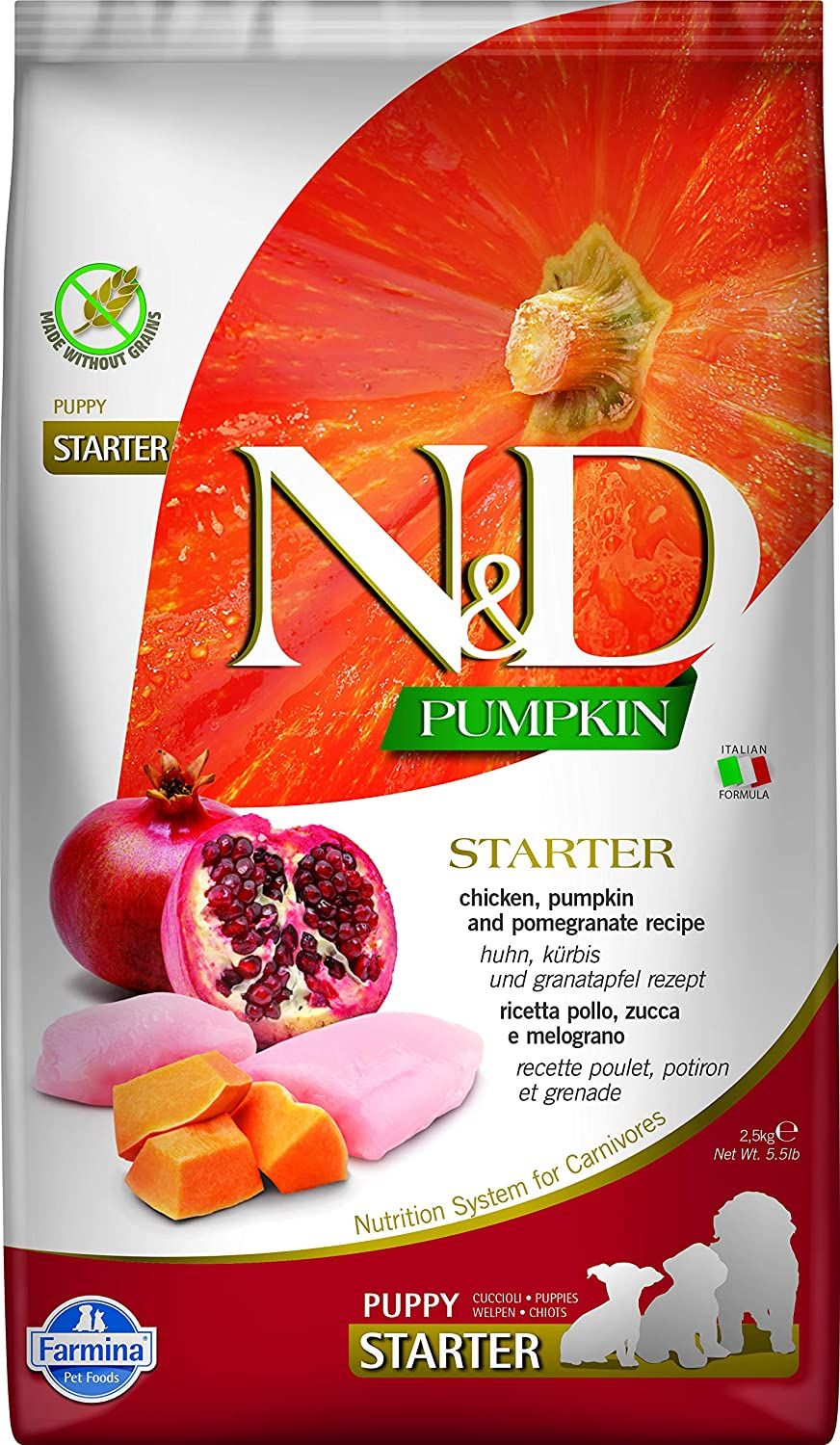 Farmina Natural Delicious Pumpkin Chicken Pomegranate Made