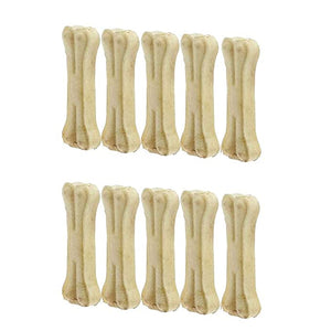 Pawzy Natural Raw Hide Bones 2" pack of 10