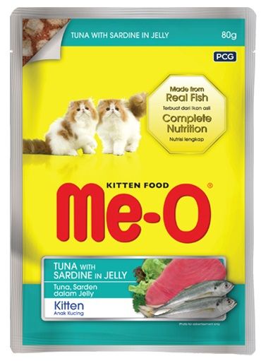 Meo Kitten Tuna and Sardine in Jelly Wet food Petswonder