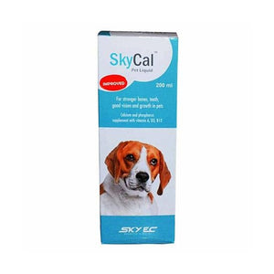 Sky-Ec Skycal Calcium Syrup Supplement For Dogs 200 ml